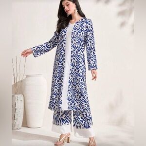 New 2 Pcs Outfits/abaya  Set Size S